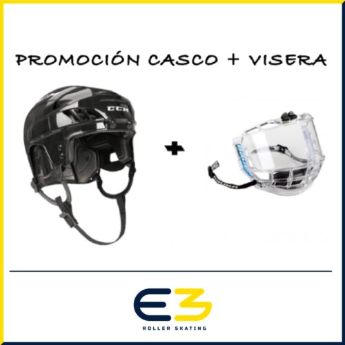 CCM HT50 Helmet + Bauer Junior Full Face Visor