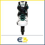 Patín Freeskate ANGEL 4x80 Blanco/Verde - Imagen 3