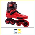 Patín Freeskate ANGEL 4x80 Rojo/Negro