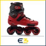 Patín Freeskate ANGEL 4x80 Rojo/Negro - Imagen 2