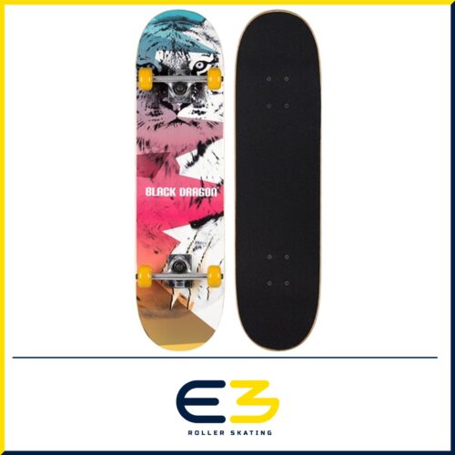 Skateboard Black Dragon Street Natives Fuchsia