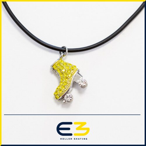 Yellow Skating Boot Pendant