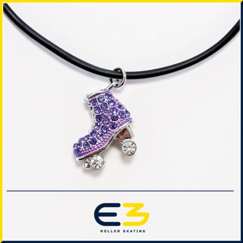 Lilac Skating Boot Pendant