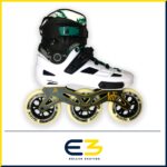 Patín Freeskate ANGEL 3X110 Blanco/Verde - Imagen 2