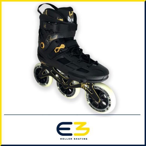 Patín Freeskate ANGEL 3X110 Negro/Oro