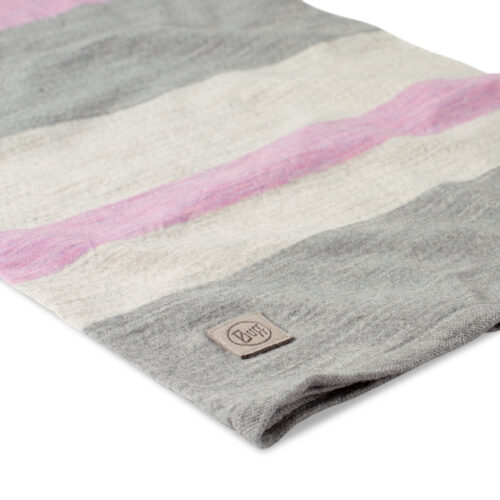 Buff Merino Move Gris-Blanc-Rosa