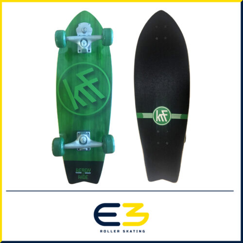 Monopatín KRF Surf Skate Green