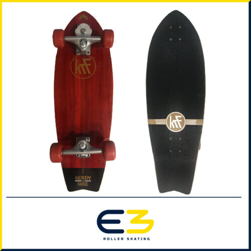 Monopatín KRF Surf Skate Red